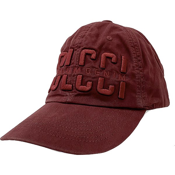Boné Colcci Premium Denim Julia Strapback Bordo Unissex
