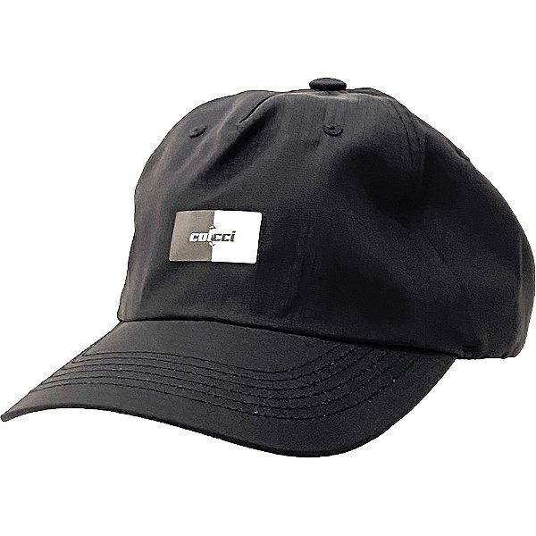 Boné Colcci Aba Curva Reflex Rip Stop Strapback Preto