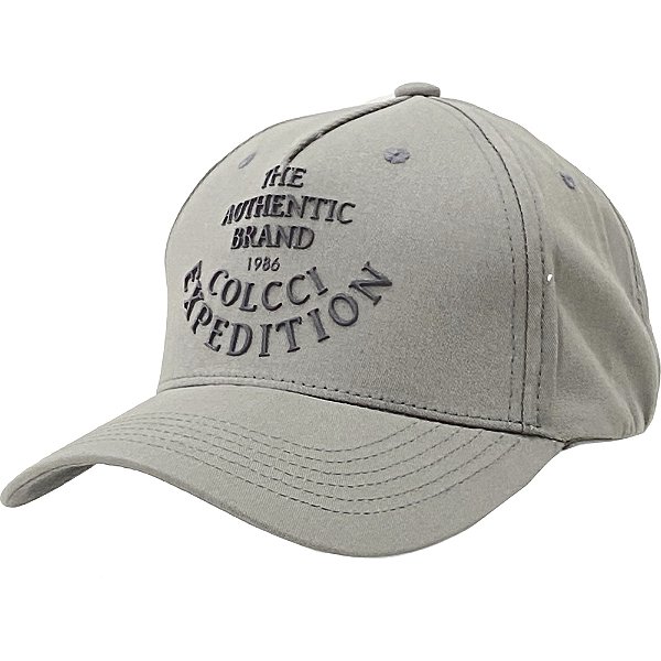 Boné Colcci Aba Curva Front Dora Strapback Cinza