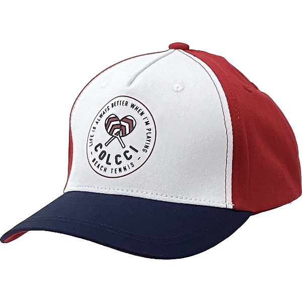 Boné Colcci Aba Curva Frontal Dora Strapback Vermelho