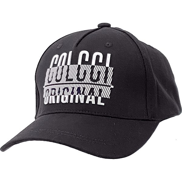 Boné Colcci Aba Curva Mediterraneo Strapback Preto