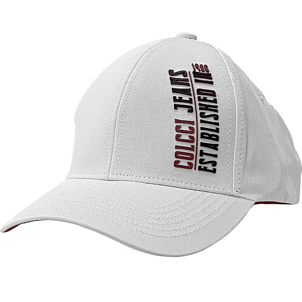 Boné Colcci Aba Curva Deslocado Dora Snapback Branco