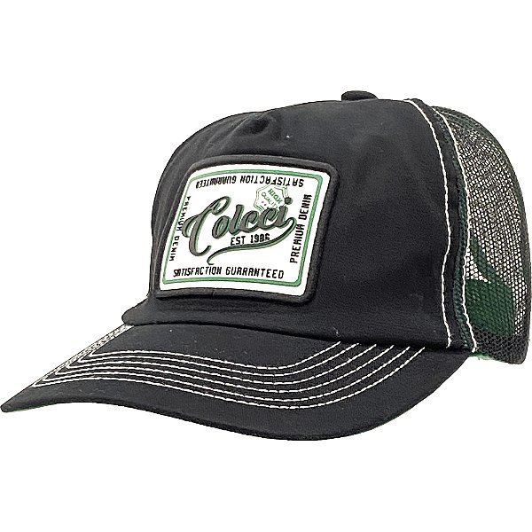 Boné Trucker Colcci Aba Curva Contraste Snapback Preto