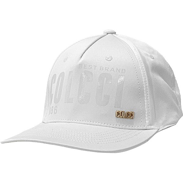 Boné Colcci Aba Curva Microsatim Snapback Branco