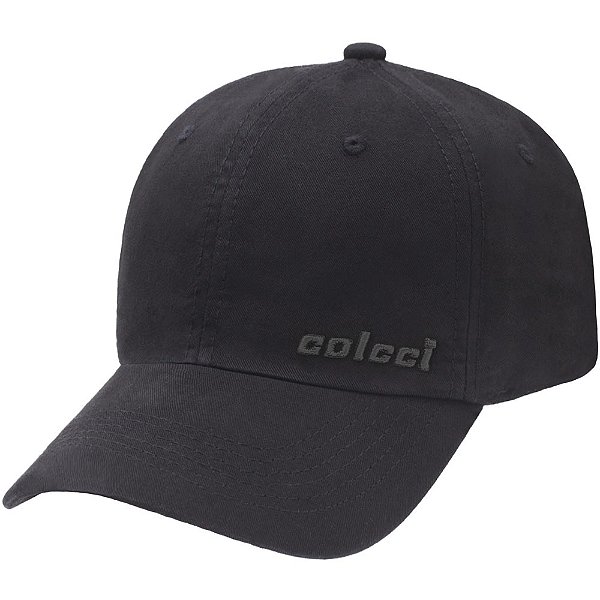 Boné Colcci Aba Curva Basic Bordado Sofia Preto