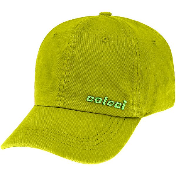 Boné Colcci Aba Curva Basic Bordado Sofia Verde Iguana