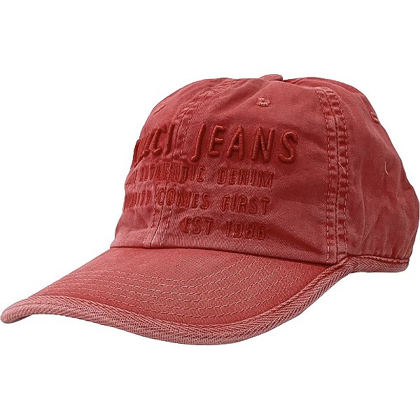 Boné Colcci Aba Curva Bord True Authentic Julia Vermelho