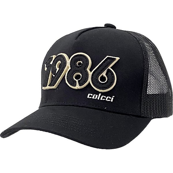 Boné Trucker Colcci Aba Curva Laser Virna Snapback Preto