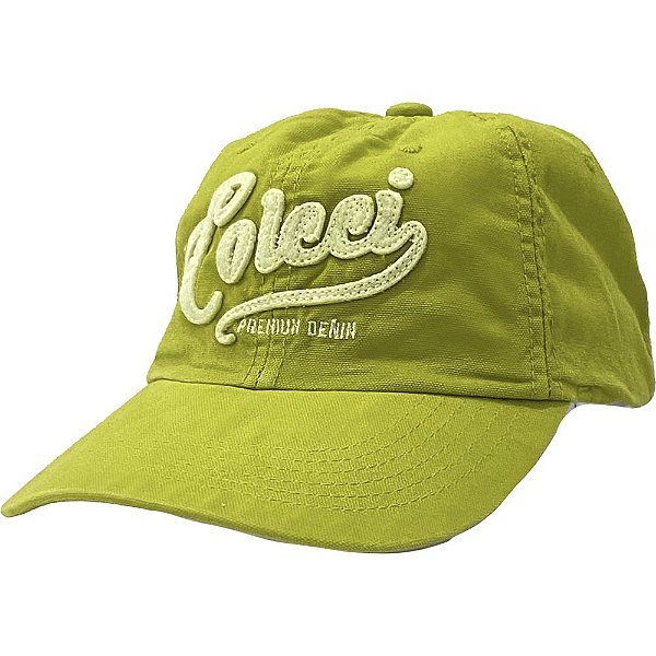 Boné Colcci Aba Curva Laser Nome Omega Verde Iguana
