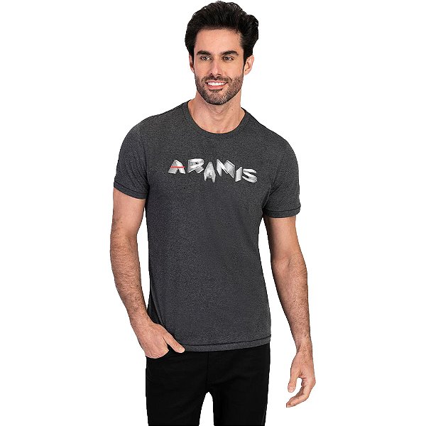 Camiseta Aramis Eco Estampada V23 Grafite Masculino