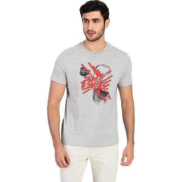 Camiseta Aramis Graph V23 Cinza Masculino