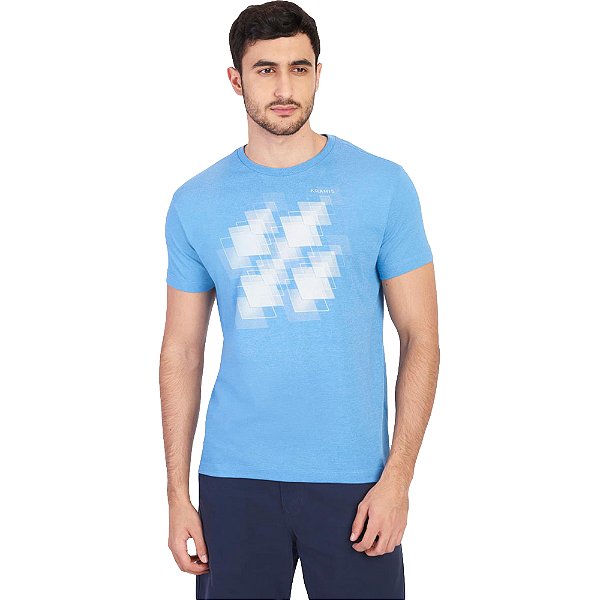 Camiseta Aramis Placa Azul Claro Masculino
