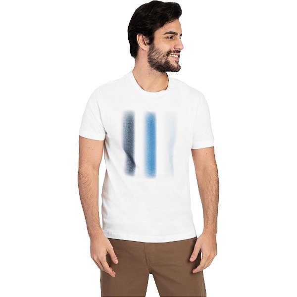 Camiseta Aramis Fumaças V23 Branco Masculino