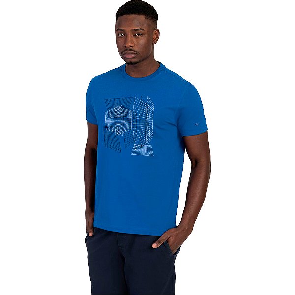 Camiseta Aramis Arestas V23 Azul Masculino