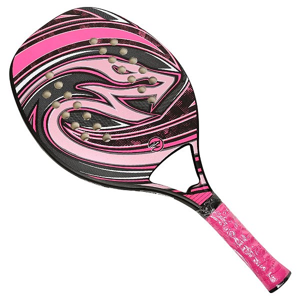 Raquete de Beach Tenis Naja Stardard 2.0 Rosa e Preto