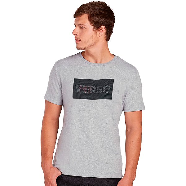Camiseta Aramis Metaverso V23 Cinza Mescla Masculino