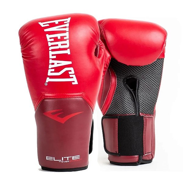 Luva de Boxe Everlast Pro Style Elite Vermelho
