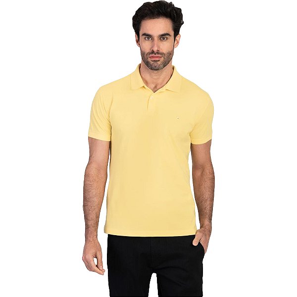 Camisa Polo Aramis Basic Piquet V23 Amarelo Masculino