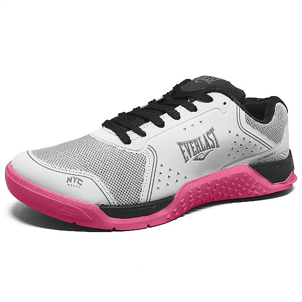 Tênis Everlast Climber III Cinza e Rosa Feminino