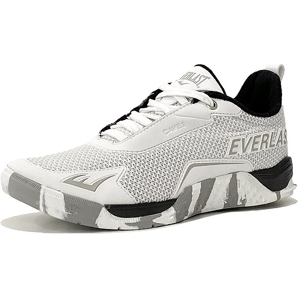 Tênis Everlast Cave 2 Branco e Preto Unissex