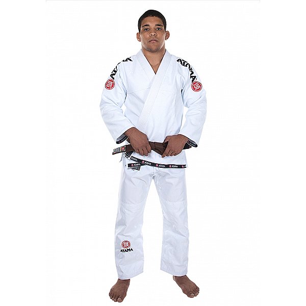 Kimono Jiu Jitsu Atama Trançado Mundial - Branco