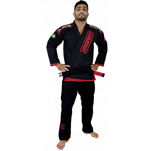 Kimono Jiu Jitsu Keiko Ouro - Preto
