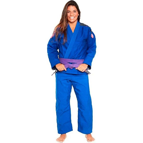 Kimono Jiu Jitsu Atama Ultra Light 3.0 Azul Feminino