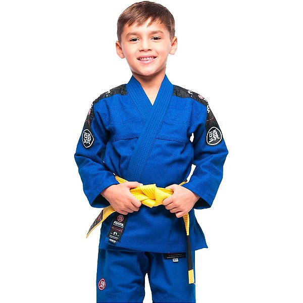 Kimono Jiu Jitsu Atama Ultra Light 3.0 Azul Infantil