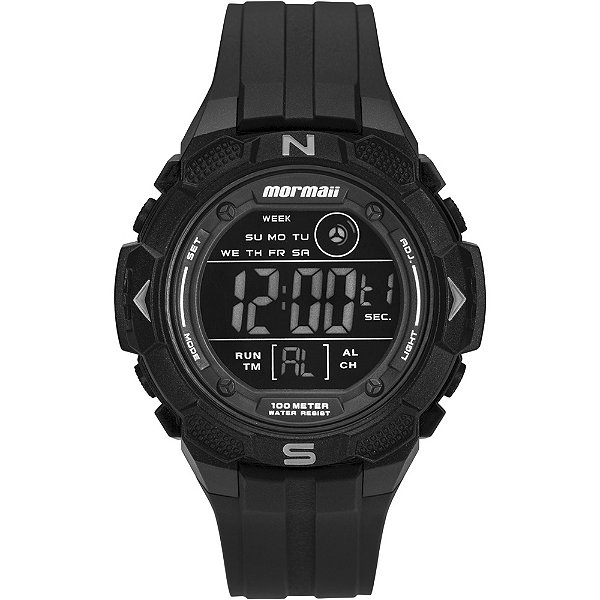Relógio Mormaii Masculino Wave Preto MO2908B8P