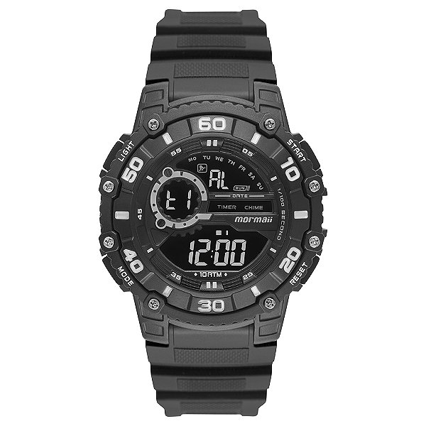 Relógio Mormaii Masculino Preto MO3260AB8C
