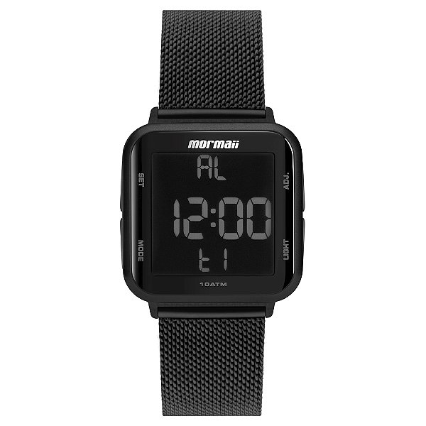 Relógio Mormaii Unissex Square Preto MO6600AG8P