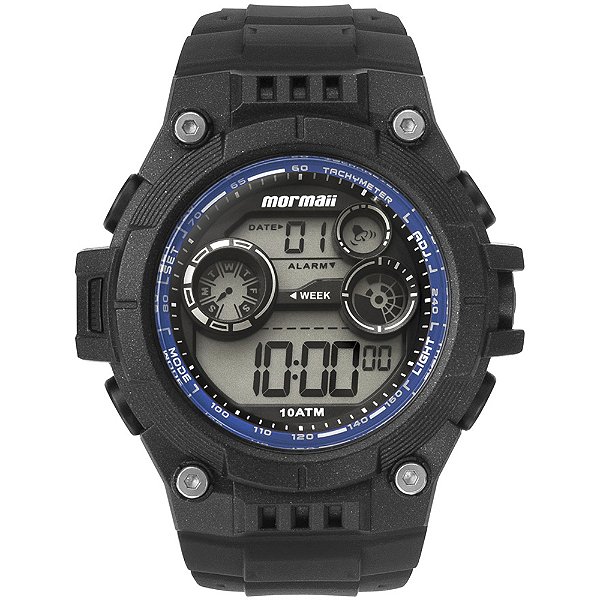 Relógio Mormaii Masculino Wave Preto MOLCDAAQC8P