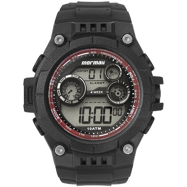 Relógio Mormaii Masculino Wave Preto MOLCDAAQD8P