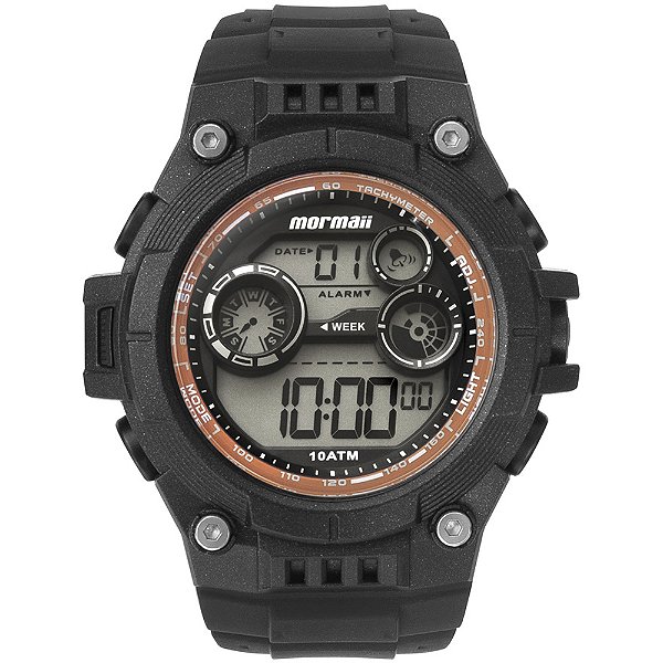 Relógio Mormaii Masculino Wave Preto MOLCDAAQE8P