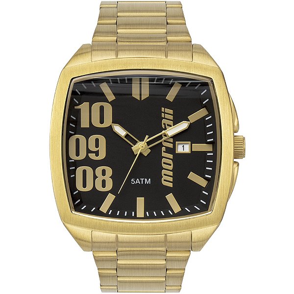 Relógio Mormaii Masculino Steel Basic Dourado MOVX42EAC4D