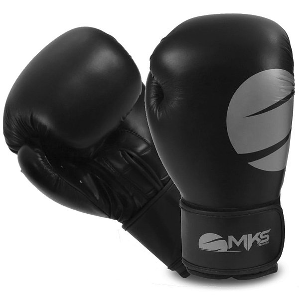 Luva de Boxe MKS Champions Fit- Preto Cinza