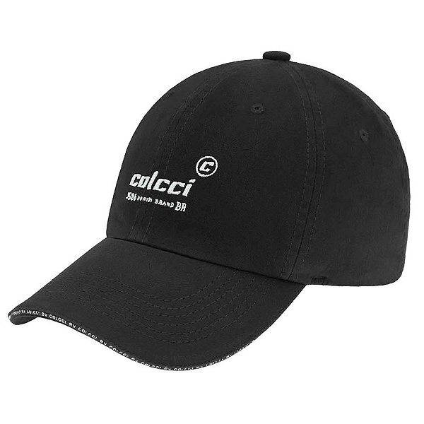 Boné Colcci Aba Curva 1988 Strapback Preto