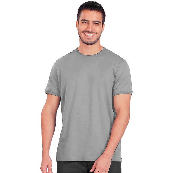 Camiseta Aramis Jersey Pima V23 Cinza Claro Masculino