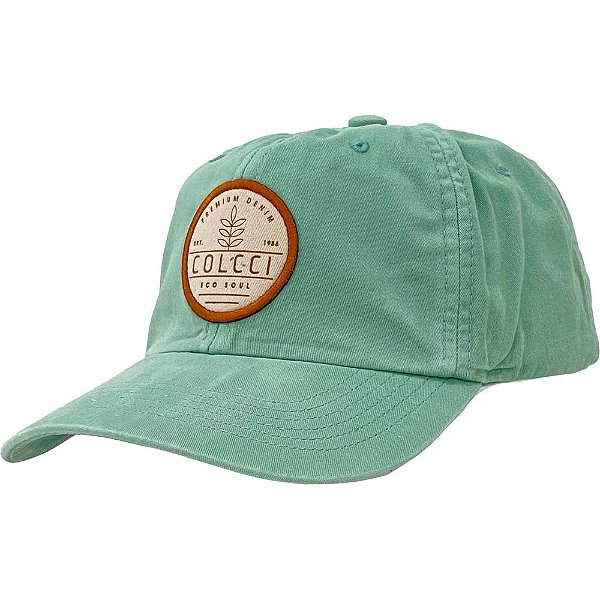 Boné Colcci Aba Curva Patch Eco Soul Verde