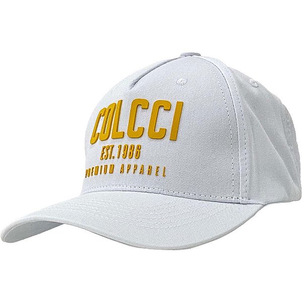 Boné Colcci Aba Curva Silk Relevo Snapback Branco