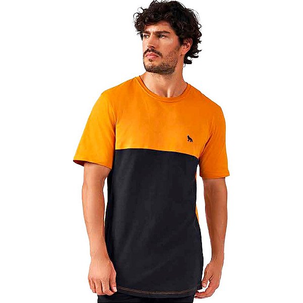 Camiseta Acostamento Dual O23 Amarelo Masculino