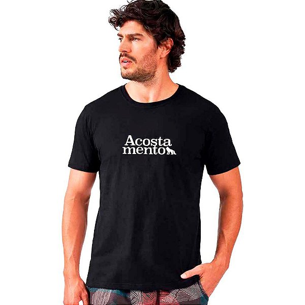 Camiseta Acostamento Enter O23 Preto Masculino