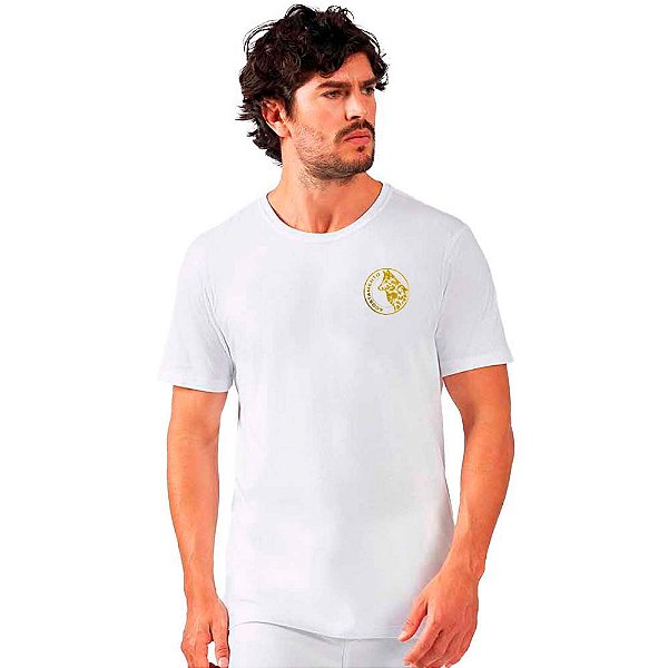 Camiseta Acostamento Circle O23 Branco Masculino