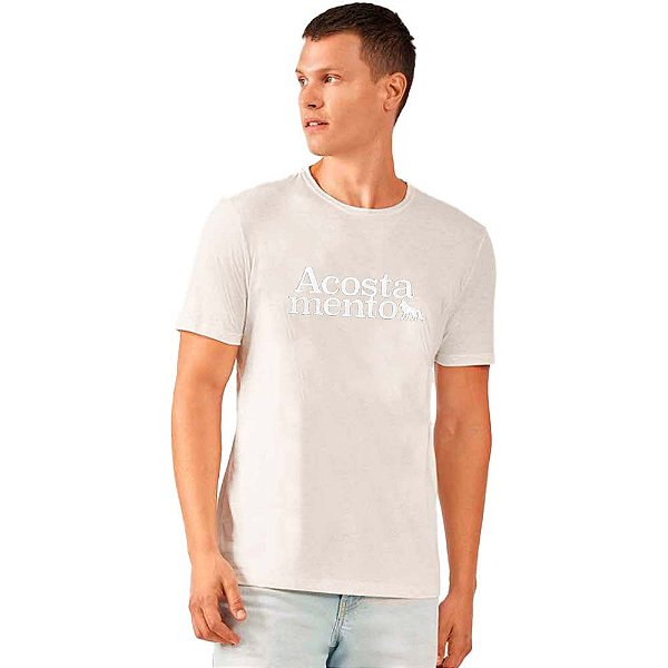 Camiseta Acostamento Enter O23 Off White Masculino