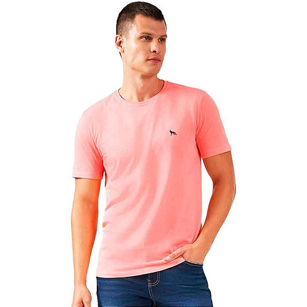 Camiseta Acostamento Basic Color O23 Rosa Masculino