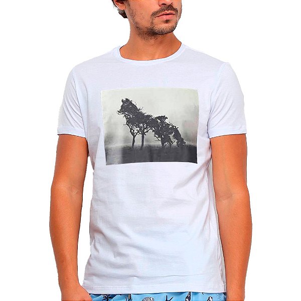 Camiseta Acostamento Forest IV23 Branco Masculino