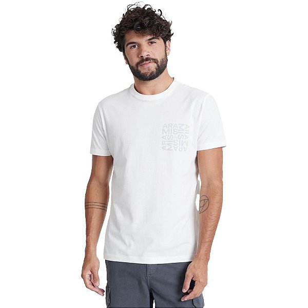 Camiseta Aramis Mixed IV23 Off White Masculino
