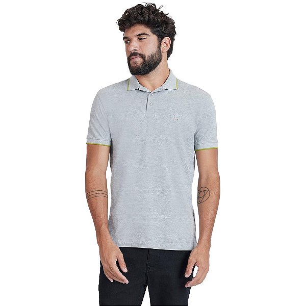 Camisa Polo Aramis Classic IN23 Cinza Masculino