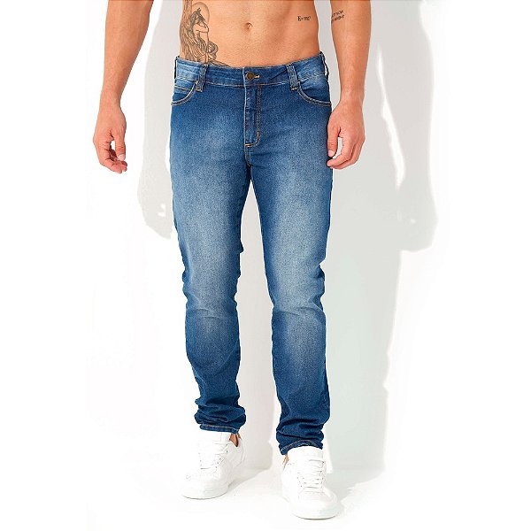 Calça Jeans Colcci Felipe Skinny OU23 Azul Indigo Masculino