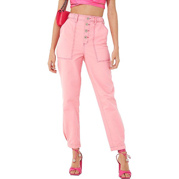 Calça Sarja Colcci Joana OU23 Rosa Feminino